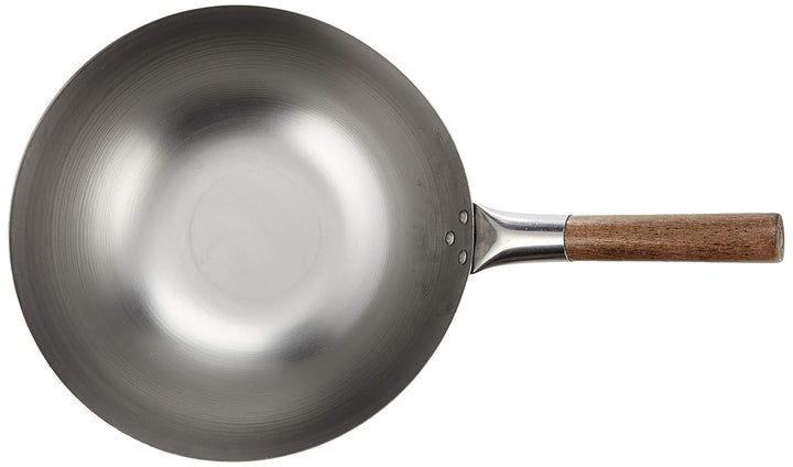 London Wok GJ493 Wok mit flachem Boden, 30,5 cm 305(Ø)mm (12"), 305(Ø)mm (12")