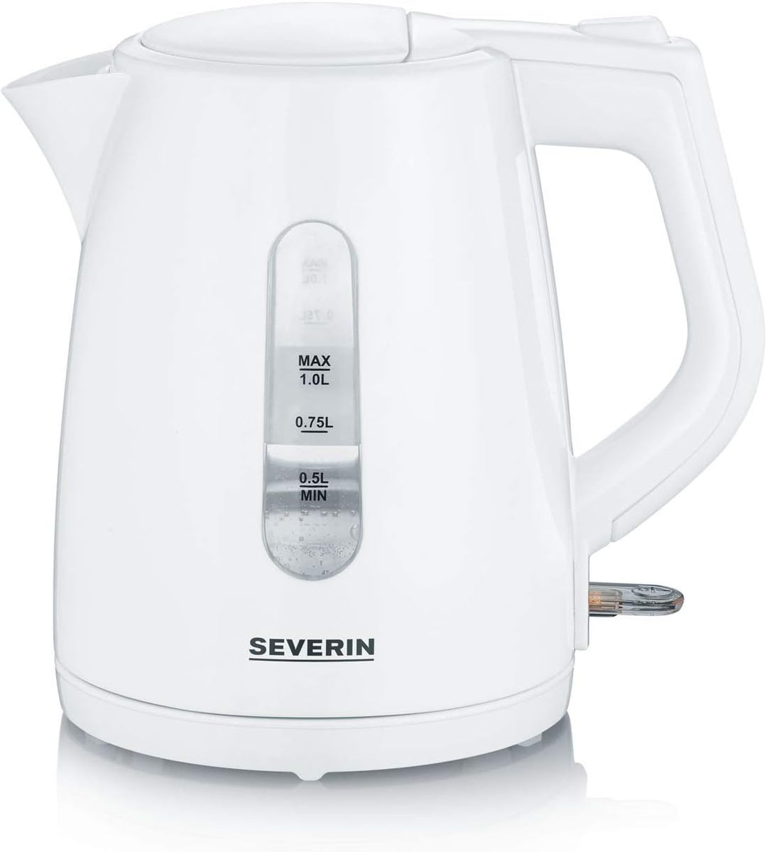 SEVERIN Wasserkocher 1,0 L, leistungsstarker und kompakter Wasserkocher in hochwertigem Design, elek