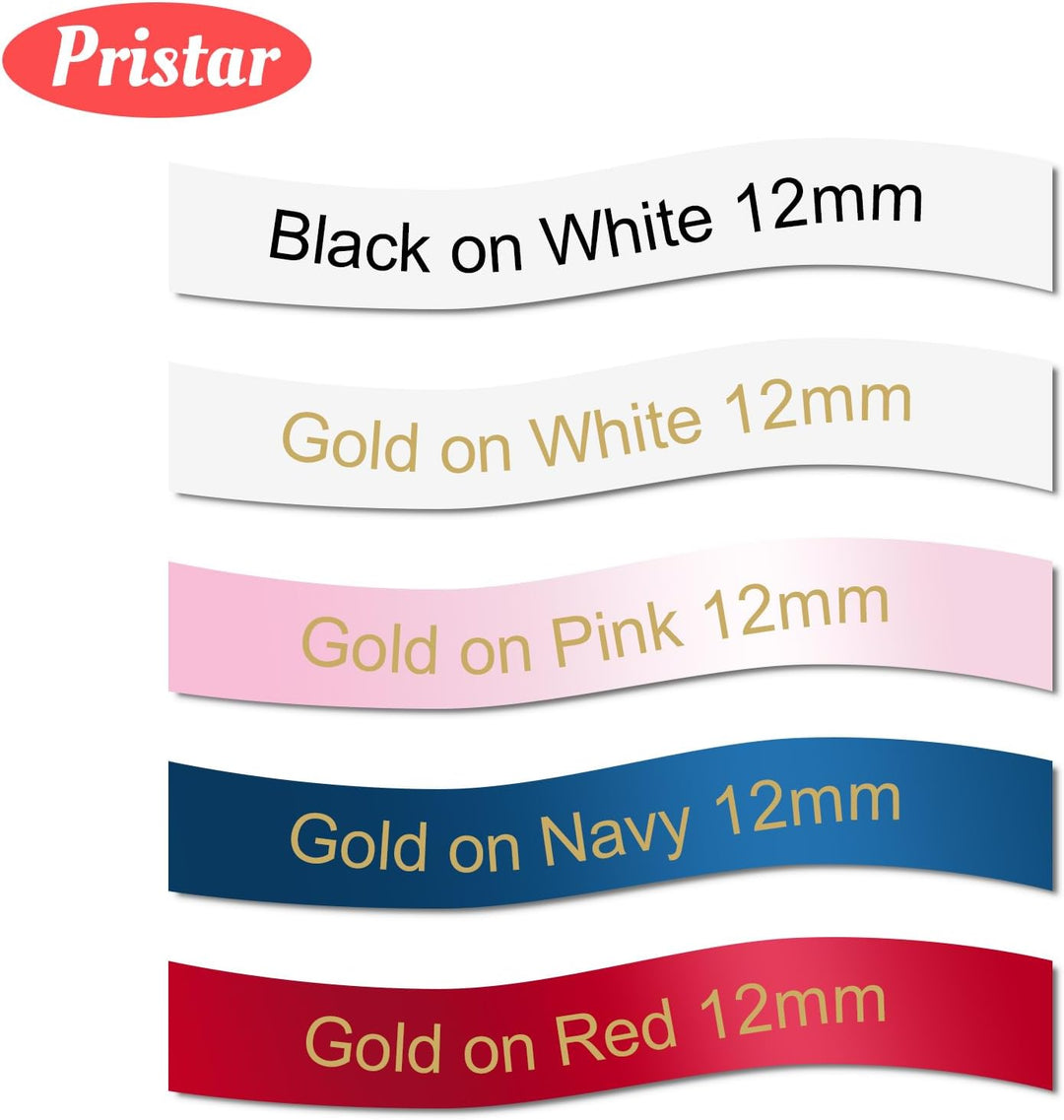 5X Pristar Kompatible Textil-Schriftband für Brother TZe-R231 TZe-R234 TZe-RE34 TZe-RN34 TZe-RW34 Tz
