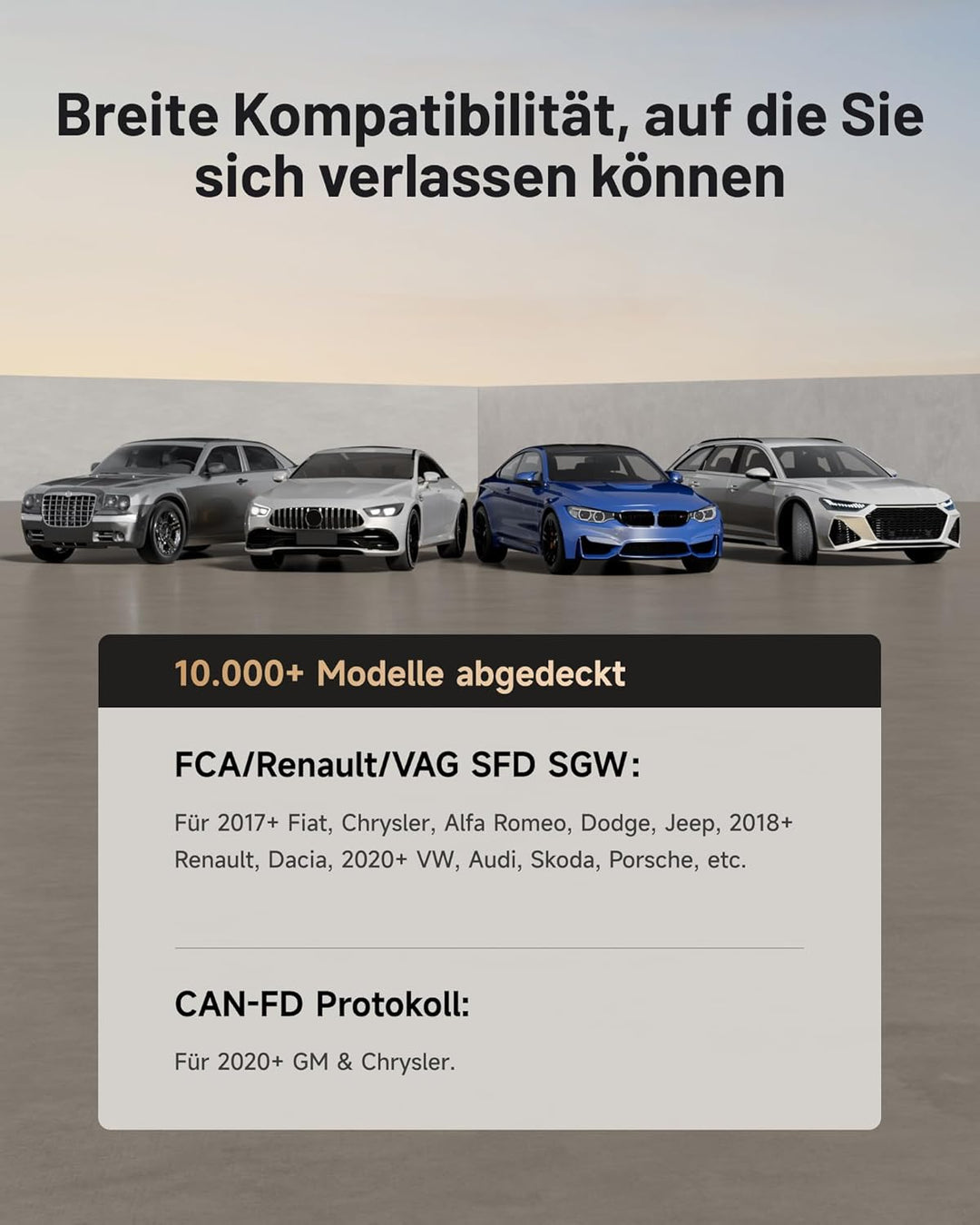 TOPDON AD600S OBD2 Diagnosegerät, Auslesegerät Auto alle Autos für 4 System Diagnose, 9 Servicefunkt