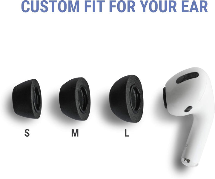Comply Premium Memory Foam Kopfhörer für Airpods Pro (gross, 3 Paar) L Alte Version, L Alte Version