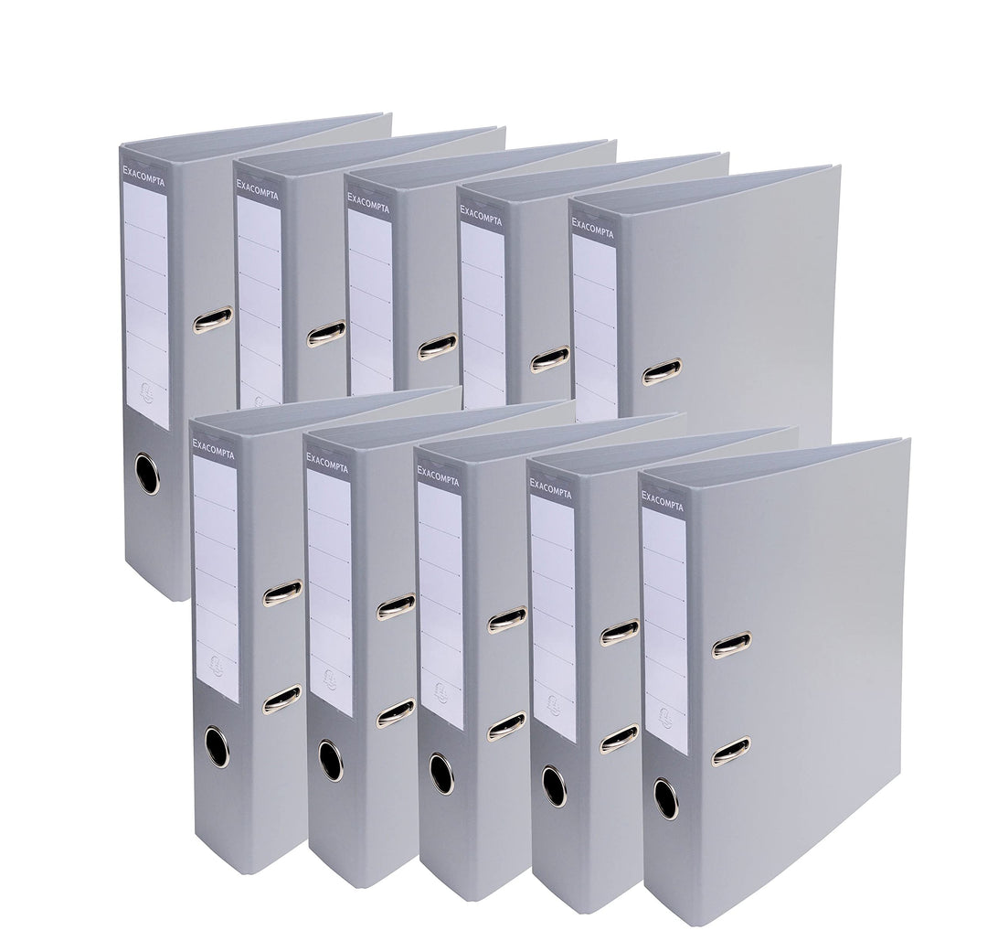 Exacompta 53740E 10er Pack Premium PVC-Ordner Prem´Touch. 7 cm breit DIN A4 Ringordner Aktenordner B