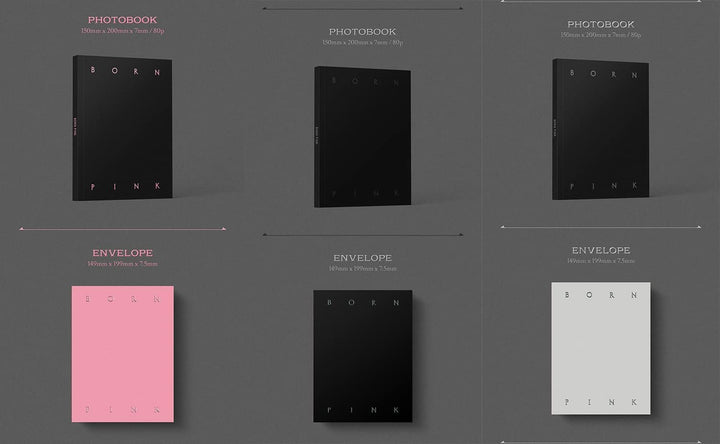 BLACKPINK - BORN PINK [BOX SET ver.] 2nd Album+Folded Poster (BLACK ver.)