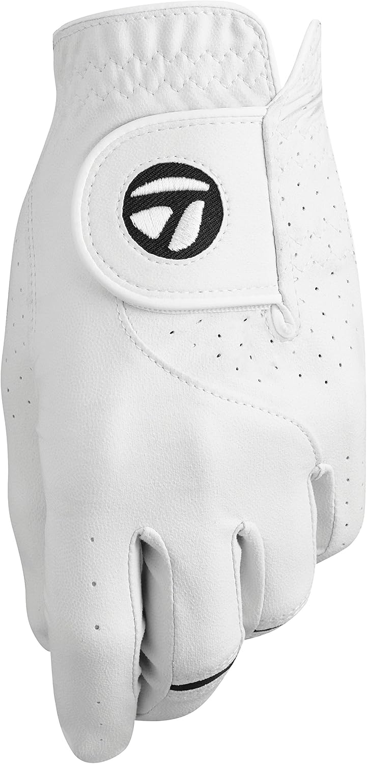 TaylorMade Herren Stratus Tech Golfhandschuhe 2 Stück Weiss Cadet Large Links
