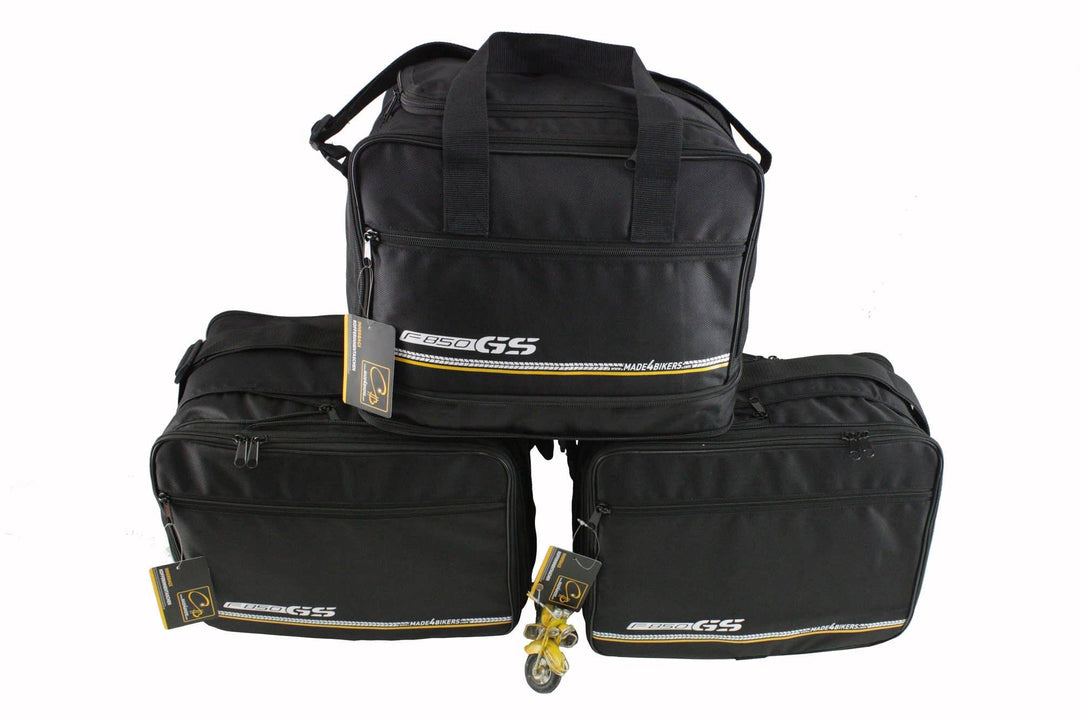 made4bikers Promotion-Bag: Komplettset Innentaschen TopCase UND Koffer passend für BMW F850GS (K81)