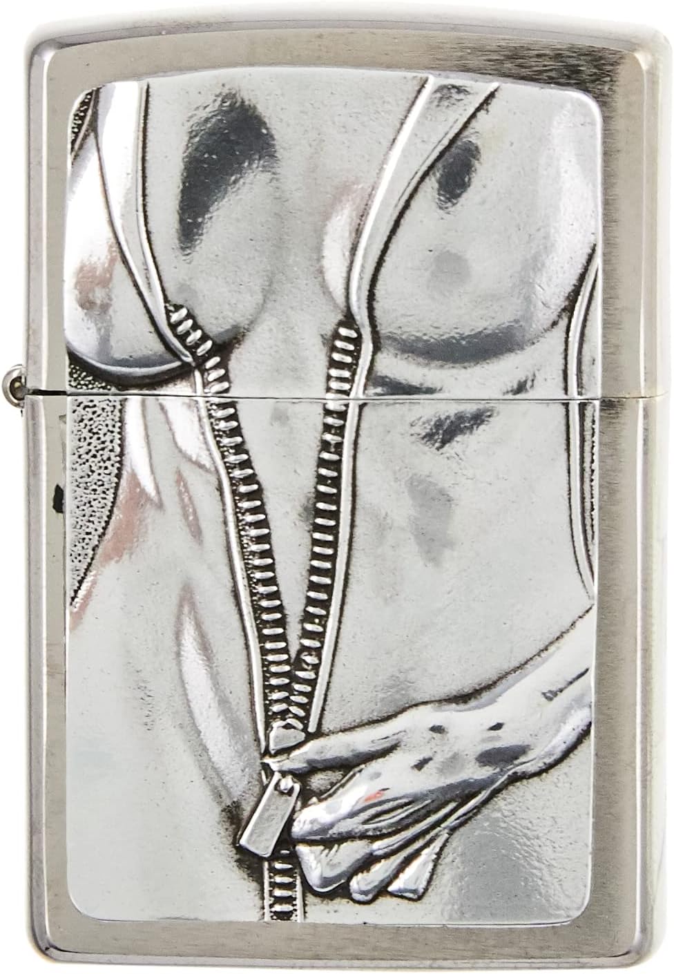 Zippo 2004667 Zipper Girl Feuerzeug, Messing, Edelstahl, 1 x 3,5 x 5,5 cm 2004667 1 x 3,5 x 5,5 cm,