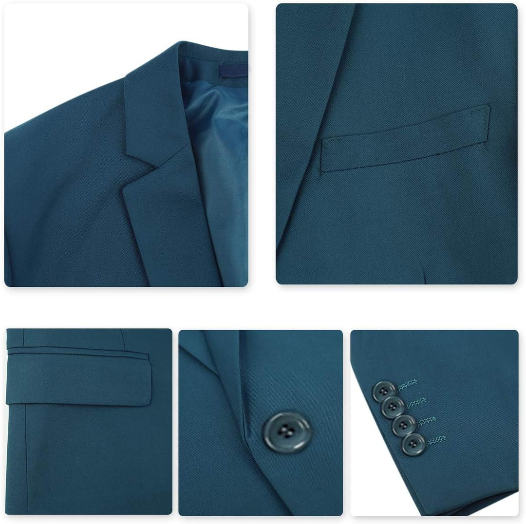 Allthemen Anzug Herren Anzug 2 Teilig Slim Fit Herrenanzug Hochzeit Anzüge Herren Modern Sakko für B