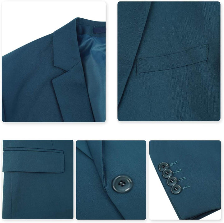 Allthemen Anzug Herren Anzug 2 Teilig Slim Fit Herrenanzug Hochzeit Anzüge Herren Modern Sakko für B