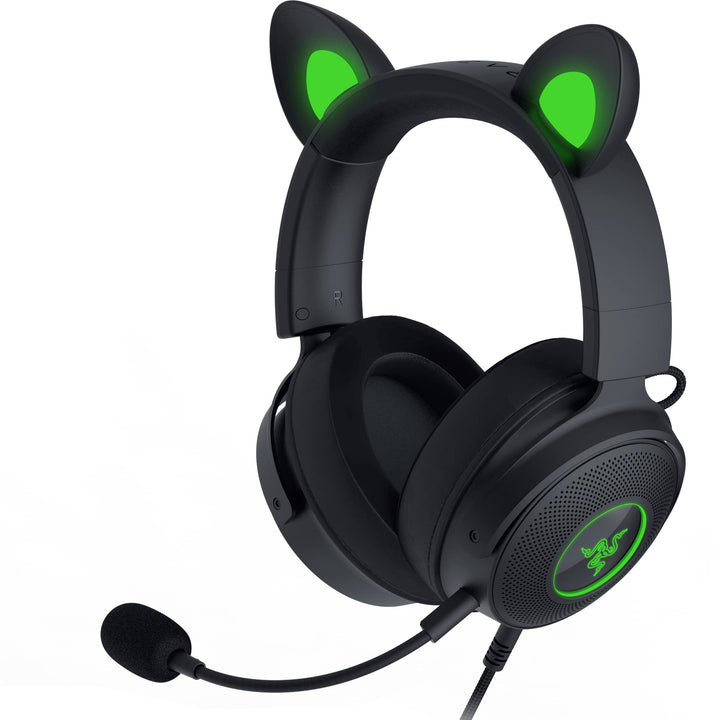 Razer Kraken Kitty Edition V2 Pro - Kabelgebundenes RGB-Headset mit austauschbaren Ohrhörern (Reakti