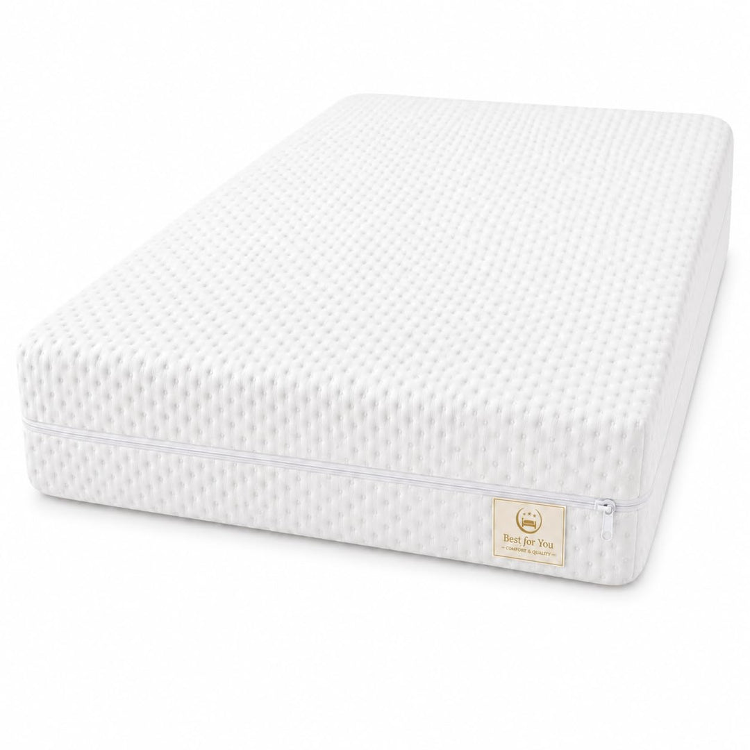 Best For You Matratzenbezug 10 cm Easy Active Cool für Allergiker geeignet 3-seitiger Reissverschlus