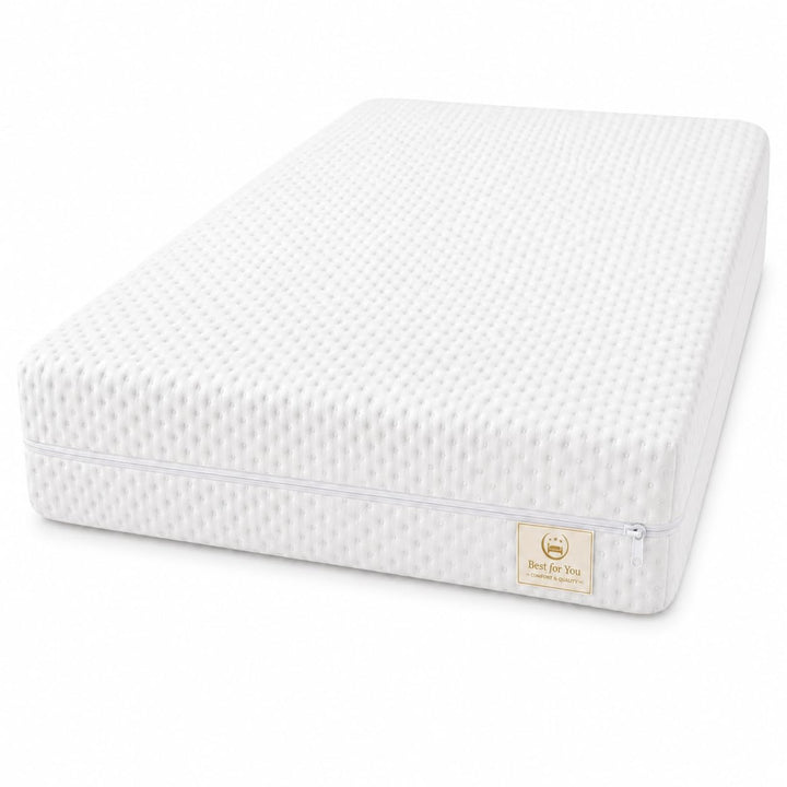 Best For You Matratzenbezug 10 cm Easy Active Cool für Allergiker geeignet 3-seitiger Reissverschlus