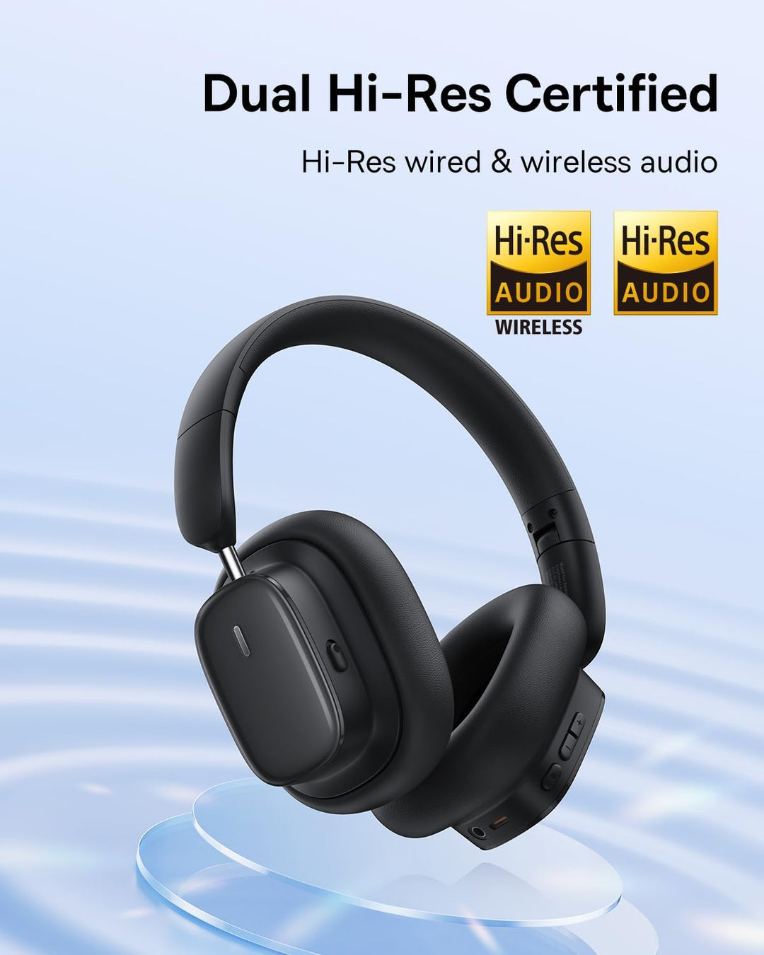 Baseus H1i Bowie ANC Headphone-Black