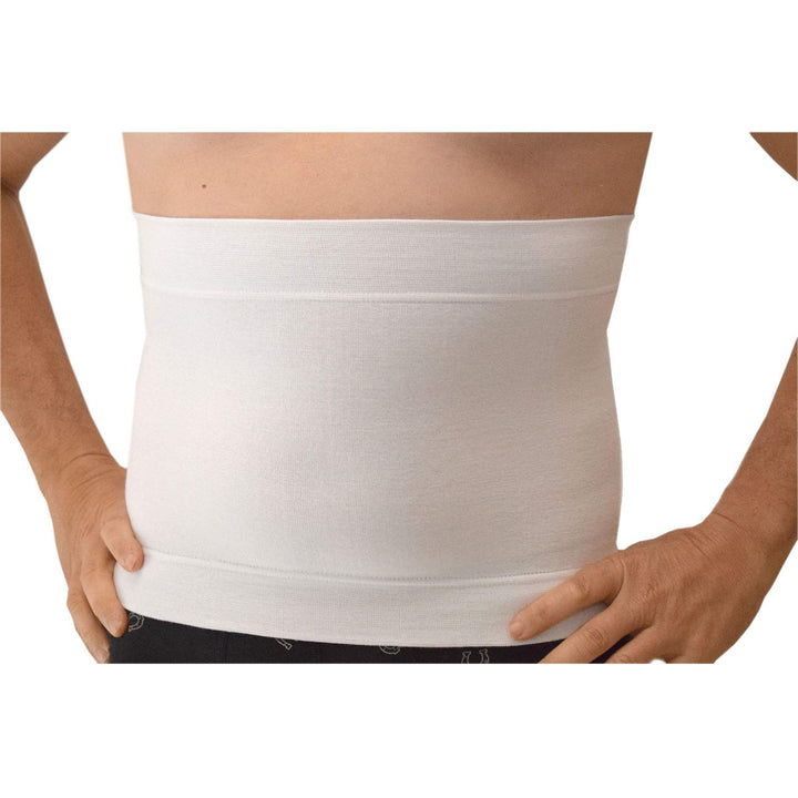 BODYPERFECT Elastischer thermischer Miedergürtel aus Baumwolle. 5°(large 48/50) BIANCO L Weiss, L We