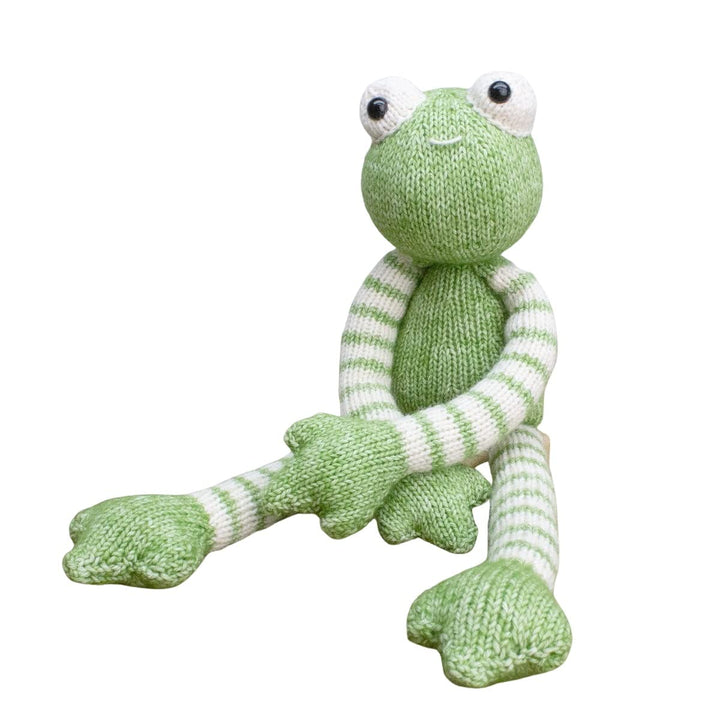 Hardicraft Strickpaket Strickset zum selber Machen mit Anleitung und Material für Tinus Frosch, ca.