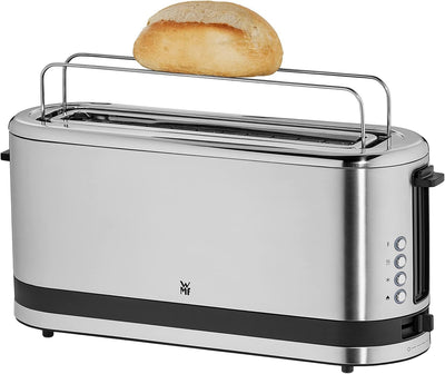 WMF Küchenminis Toaster Langschlitz mit Brötchenaufsatz, 2 Scheiben, XXL, Bagel-Funktion, 7 Bräunung