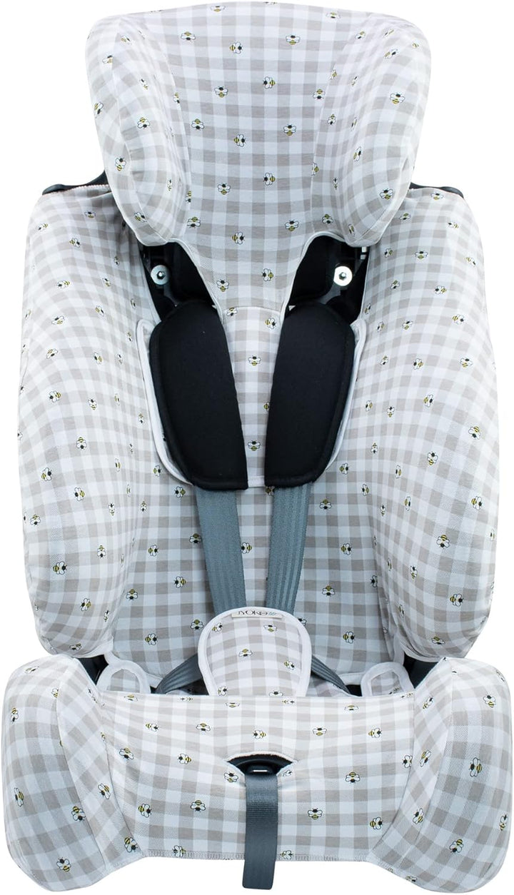 JYOKO Kids Bezug kompatibel mit Klippan Triofix, Century (Picnic Vichy, KLIPPAN Century)