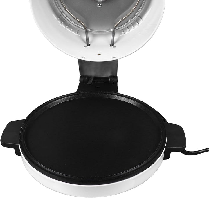 12 Zoll Elektro Pizzaofen Steinofen Elektrisch Pizza Ofen mit 2000 W Leistung Pizzamaschine für den