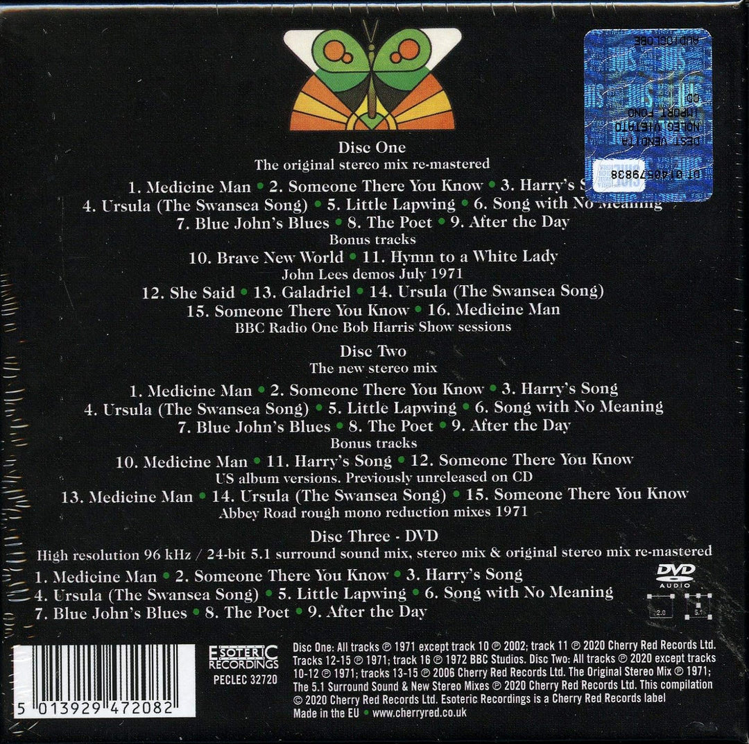 Barclay James Harvest and Other Short Stories, Audio-CD