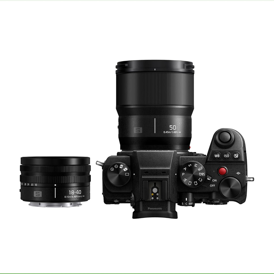 Panasonic DC-S5DWE-K Lumix S5D Vollformatkamera, L-Mount, 24,2 MP, 4K 60P Videoaufnahme, Live View S