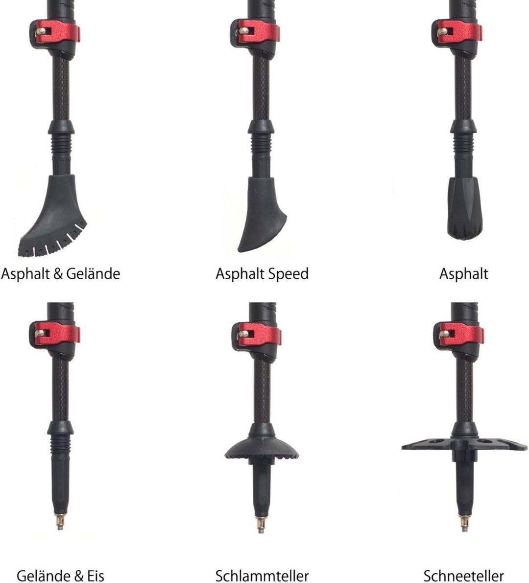 Steinwood Premium 100% Carbon Nordic Walking Stöcke verstellbar mit Teleskop und Klemmverschluss mit