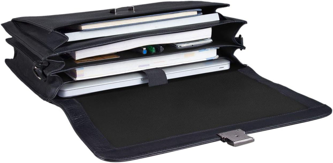 STILORD 'Johann' Klassische Aktentasche Herren Damen Businesstasche für 15,6 Zoll Laptop passend für