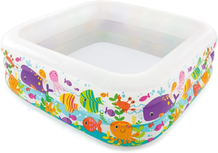 Intex 12-57471NP Clearview Aquarium Pool phthalates-free, 159 x 159 x 50 cm Single, Single