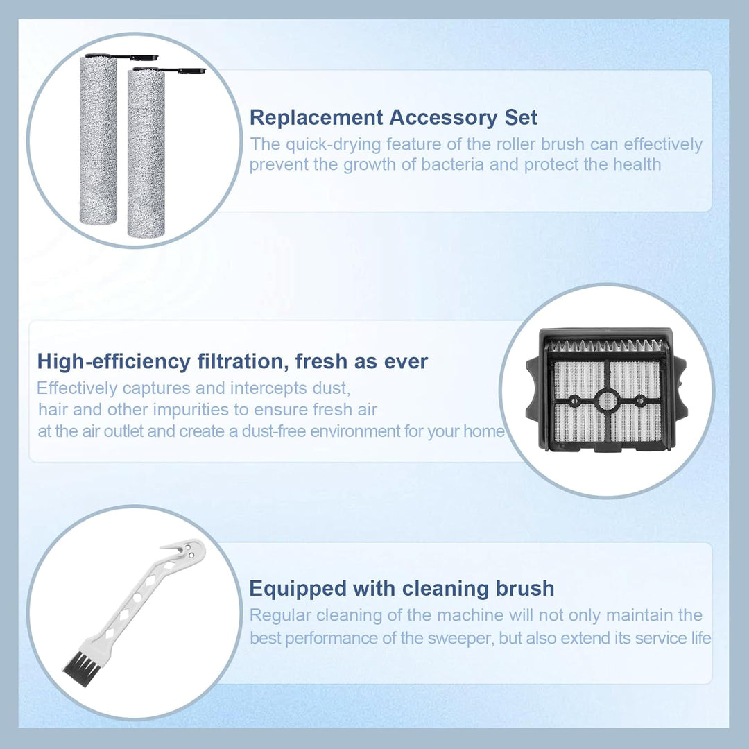 Bürstenrolle Filter Ersatzteile für Tineco Floor One Switch S6/S7 Stretch Ultra/stretch S6/stretch S
