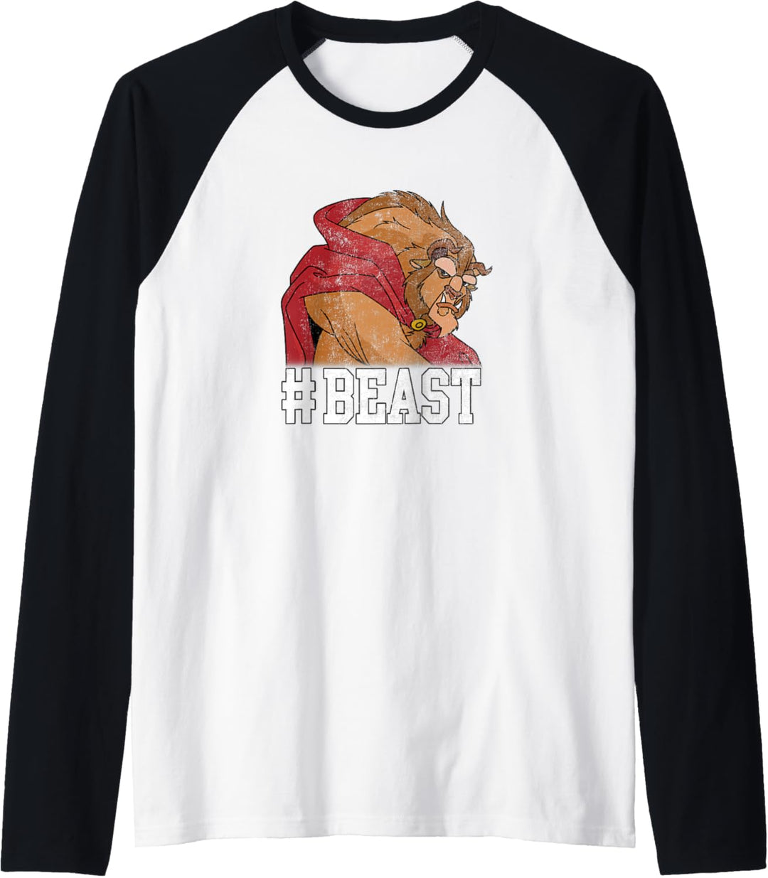 Disney Beauty & The Beast #Beast Game Face Raglan
