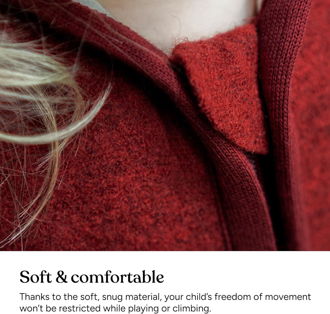 Ehrenkind® Walkjacke | Jacke für Kind aus Natur Schurwolle mit Reissverschluss | Walk Jacke für Baby