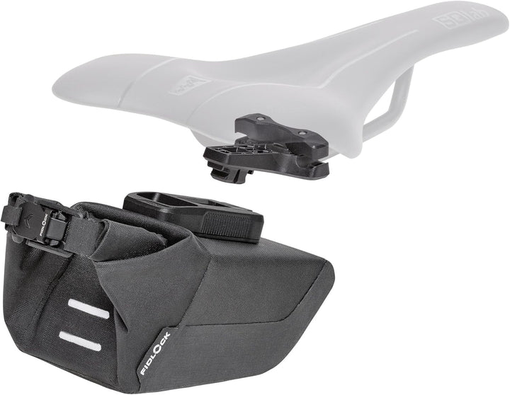 Fidlock Pinclip Saddle Bag + Base, S, Black (BLK)