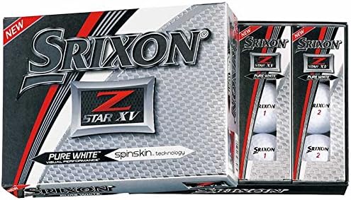 Srixon Z Star XV Golfbälle, 5 Stück reinwess, reinwess