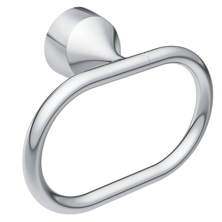 Moen MY3786CH Idora Handtuchring mit einem Pfosten, Chrom, Handtuchring