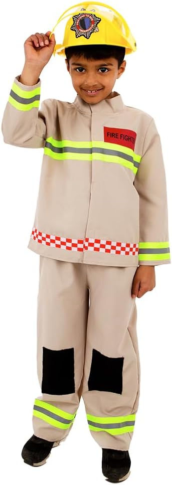 PRETEND TO BEE Rettungsdienst-Kostüm für Kinder Deluxe Fire & Rescue 3-5 Jahre, Deluxe Fire & Rescue