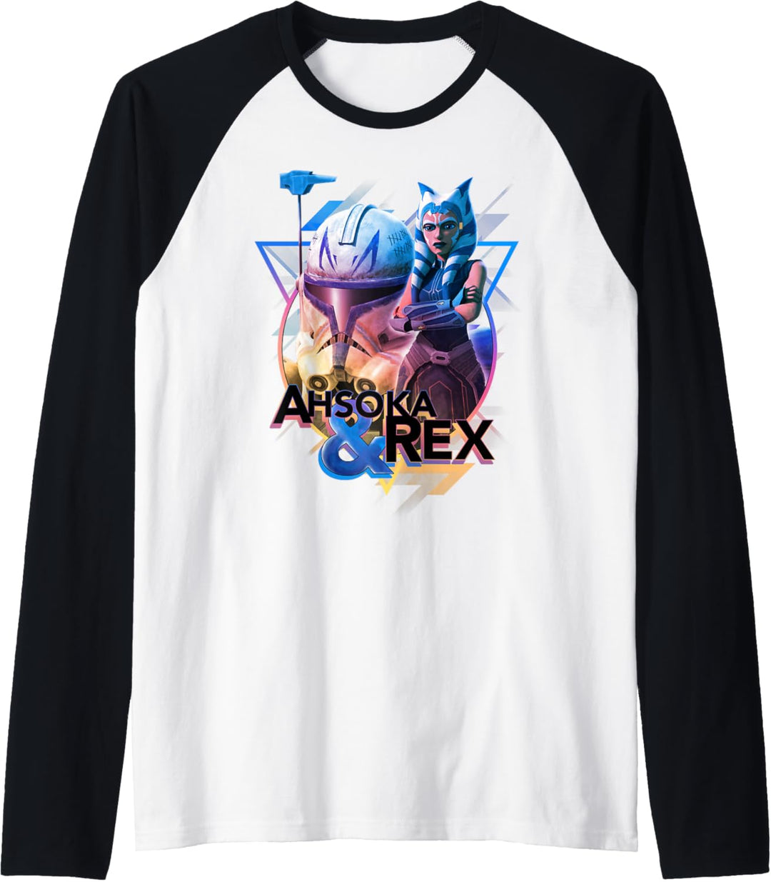 Star Wars: The Clone Wars Ahsoka & Rex Triangle Portrait Raglan