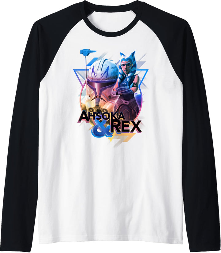 Star Wars: The Clone Wars Ahsoka & Rex Triangle Portrait Raglan
