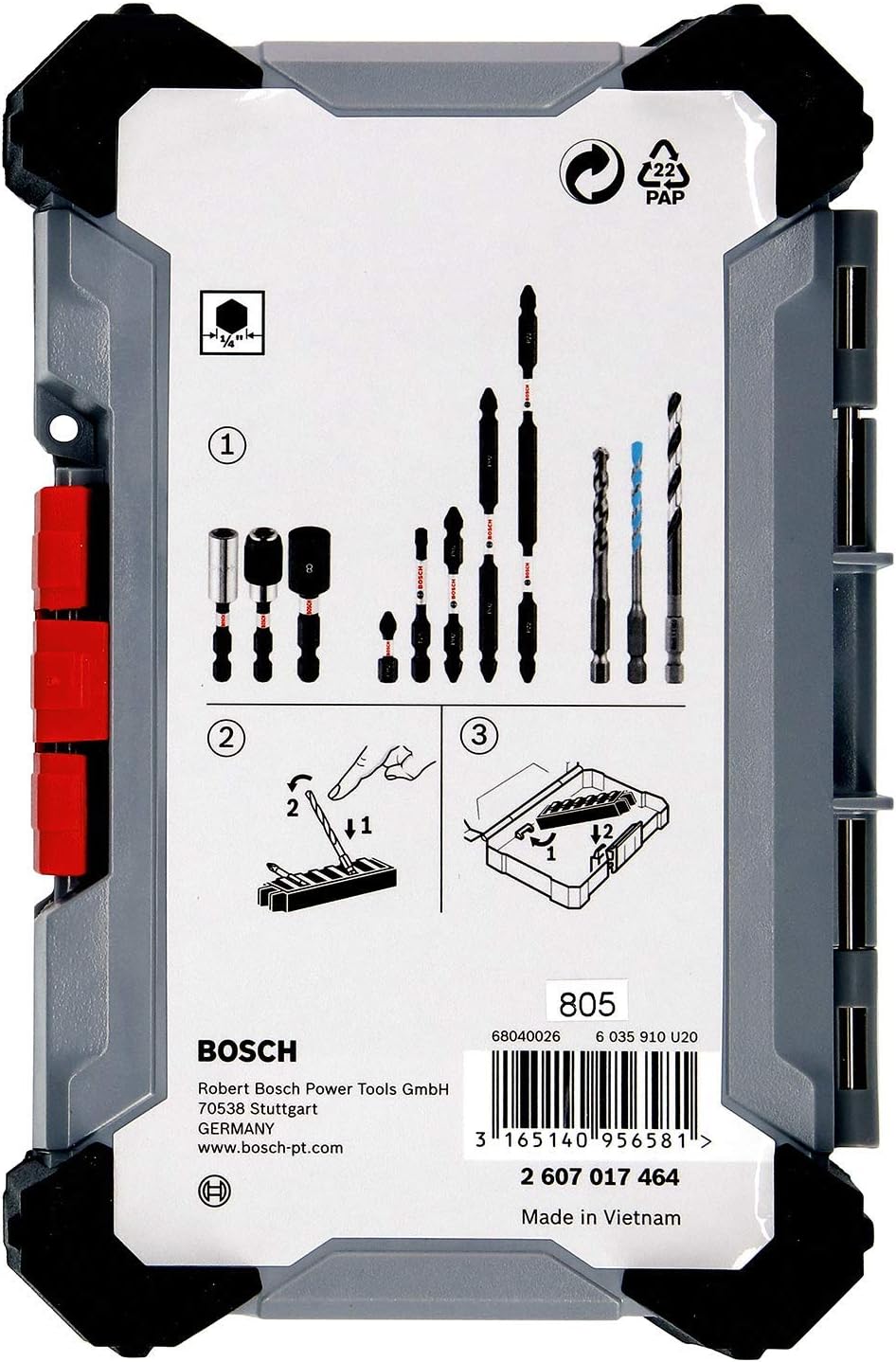 Bosch Professional 18V System Akku-Bohrschrauber GSR 18V-21 (max. Drehmoment: 55 Nm, inkl. 2x2,0 Ah