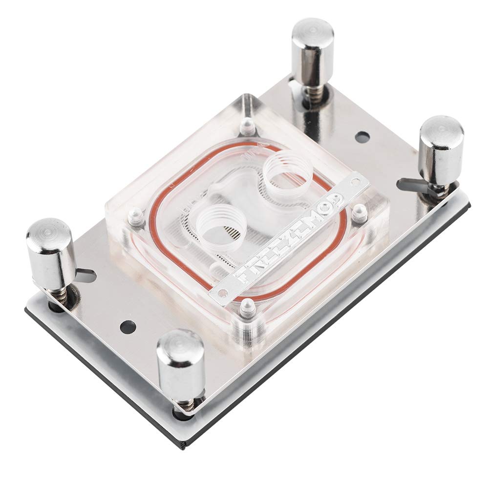 CPU Wasserkühlblock Computer Wasserblock Kupferbasis mit Mikrokanal