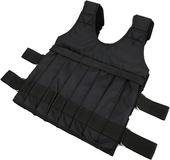 Training Sweste, Einstellbare Trainingsweste Fitnessweste Gewichtsweste Gewicht Warnwesten mit 12 Ta