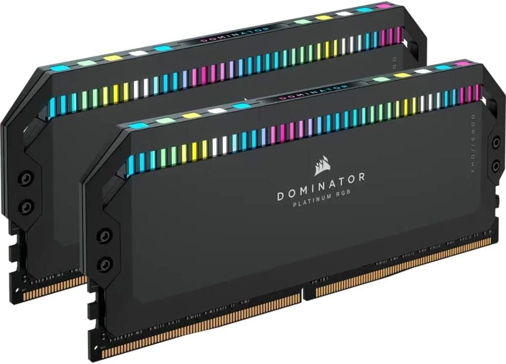 Corsair DOMINATOR PLATINUM RGB DDR5 RAM 64GB (2x32GB) 6400MHz CL32 Intel XMP iCUE Kompatibel Compute