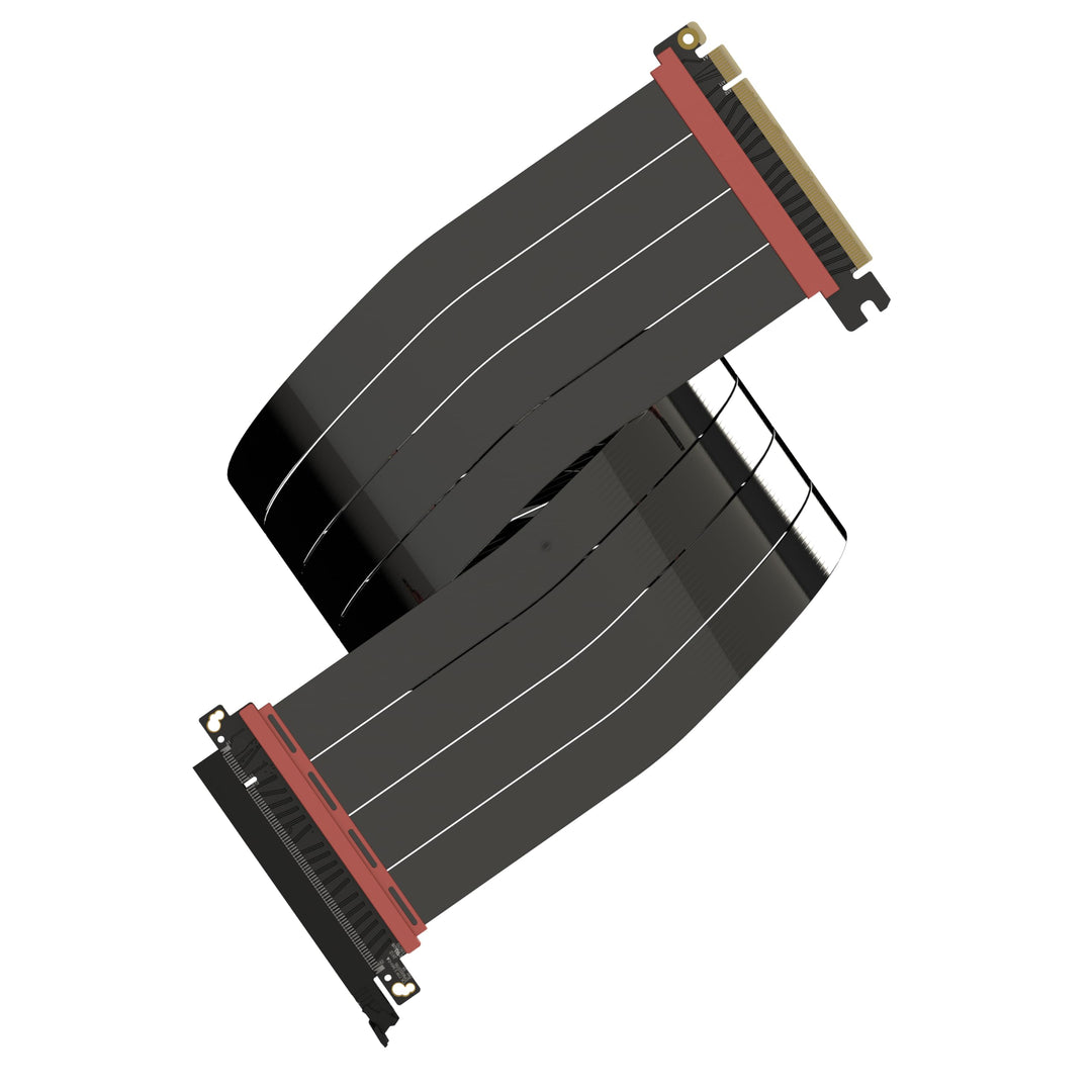 LINKUP - AVA5 PCIE 5.0 Riser-Kabel [80cm (Gesamtlänge 84cm)] RTX5090 RX9070 GPU Bereit | x16 128GB/s