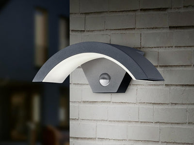 Trio Leuchten LED Aussen Wandleuchte Ohio 220969142, Aluminiumguss Anthrazit, 6 Watt LED, IP54, Bewe