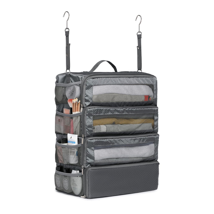 Koffer-Organizer, Reisetaschen-Organizer für Gepäck, Kompressions-hängende Packwürfel für Reisen, Ha