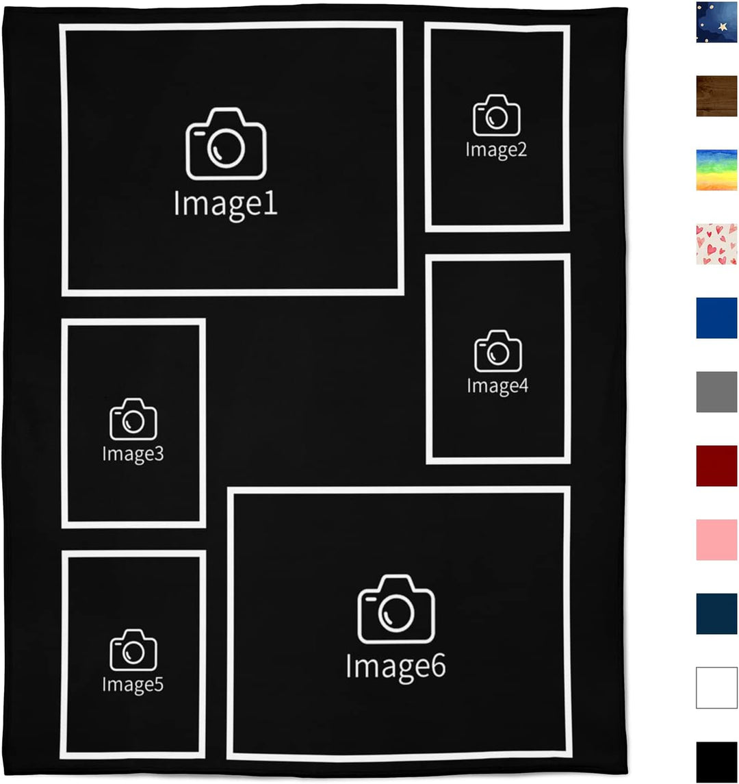 Easycosy personalisierte Decken für Paare Geschenke Benutzerdefinierte Bild, Foto werfen für Freundi