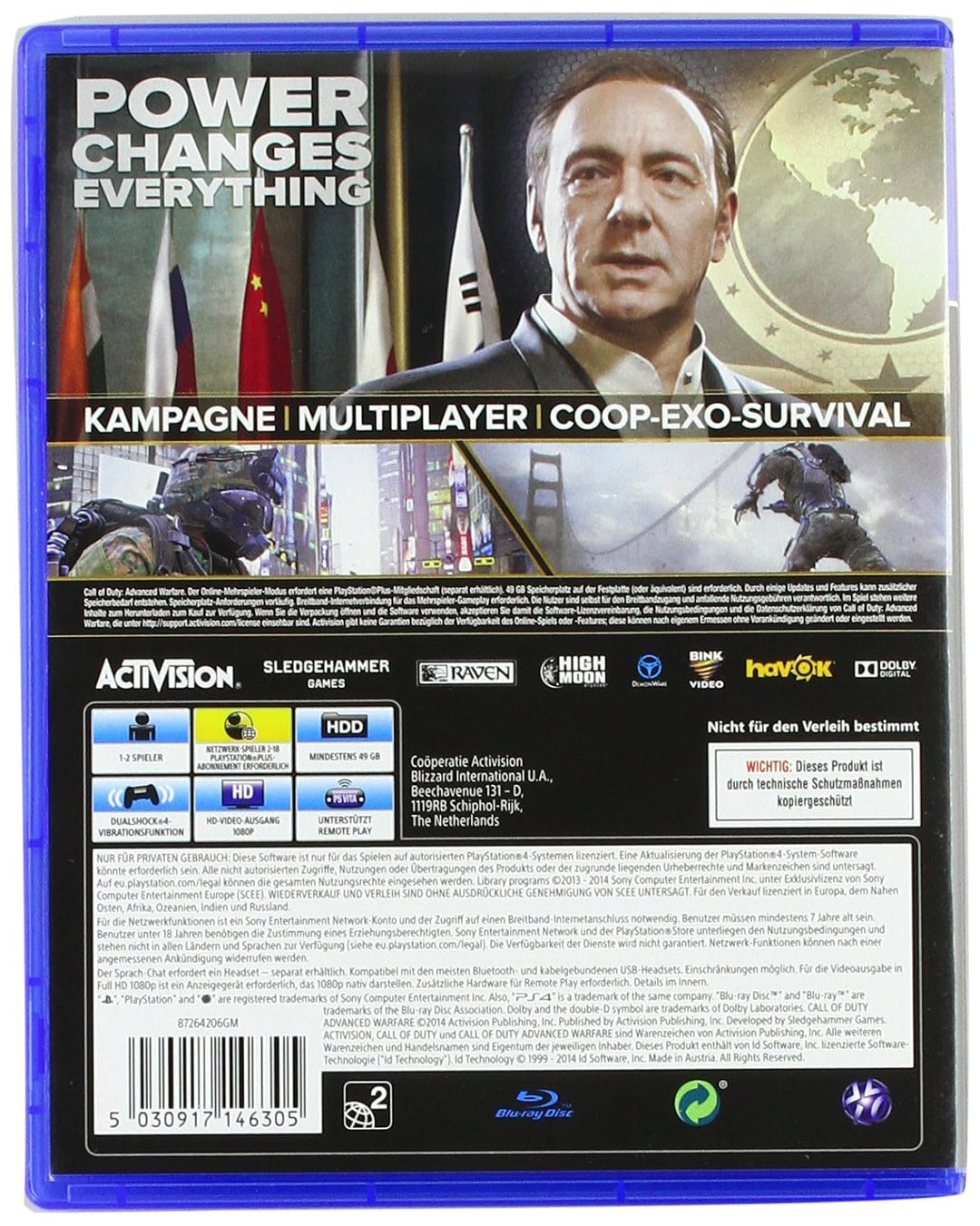 Call of Duty: Advanced Warfare - Standard - [Playstation 4] PlayStation 4 Standard, PlayStation 4 St