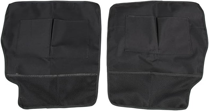 Kofferraum-Organizer für Fiat 500 2016–2025, Auto-Organizer, Rückenlehnenschutz, mehrere Taschen, fa