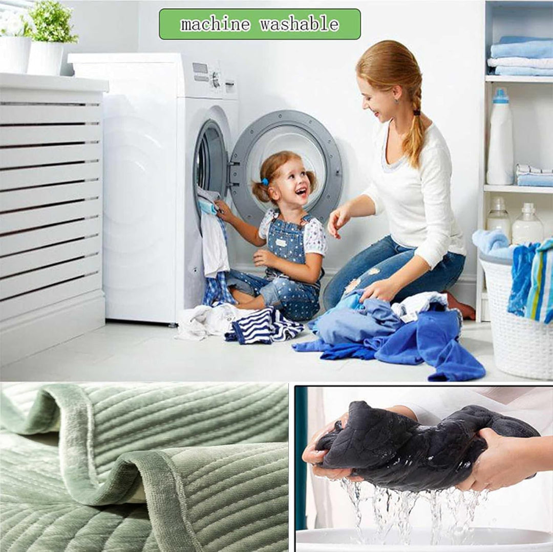 MTHGH Sofabezug Ecksofa l Form Wasserdicht，sofaschoner rutschfest Hund Katze Couch Überzug Ecksofa u