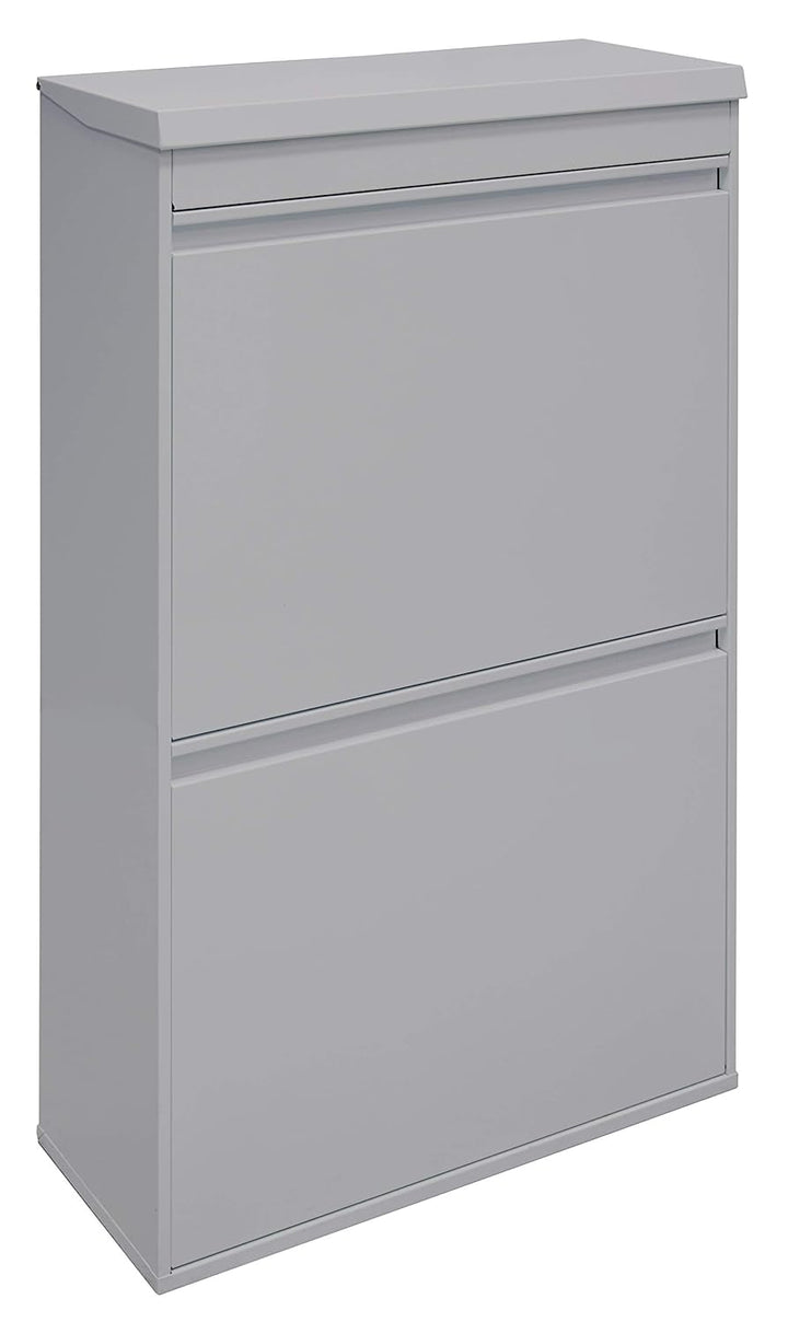 ARREGUI Top CR622-B Mülltrennsystem aus Stahl mit Aufbewahrungsbox mit Deckel | 4 Fächer Mülleimer f
