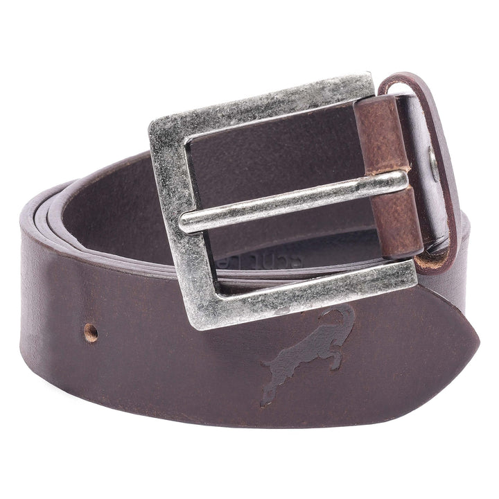 hodalump Jeans Gürtel Herren &amp; Damen - Grösse kürzbar - Ledergürtel Braun - Edler Gürtel Herren mit