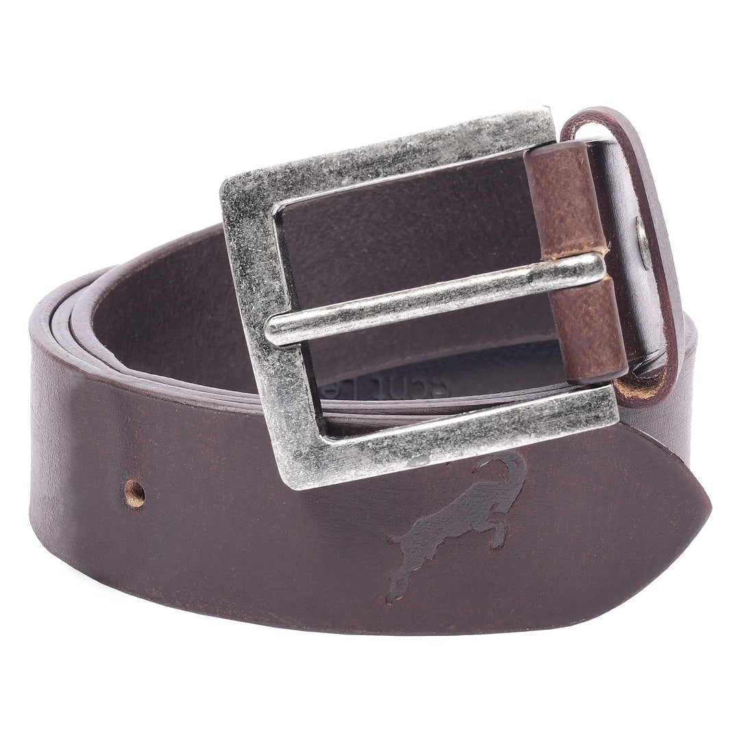 hodalump Jeans Gürtel Herren &amp; Damen - Grösse kürzbar - Ledergürtel Braun - Edler Gürtel Herren mit