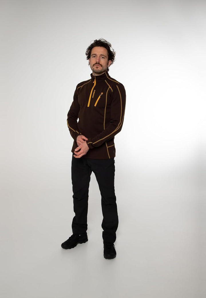 Protest Men Fleece Humans XS Woodland, XS Woodland